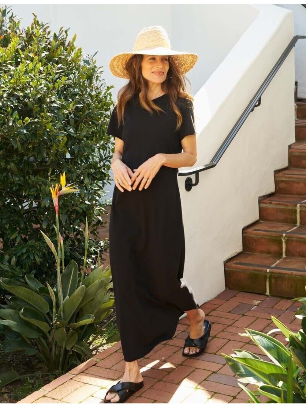 NWD, Frank & Eileen Harper Perfect Tee Maxi Dress in M #MD2635